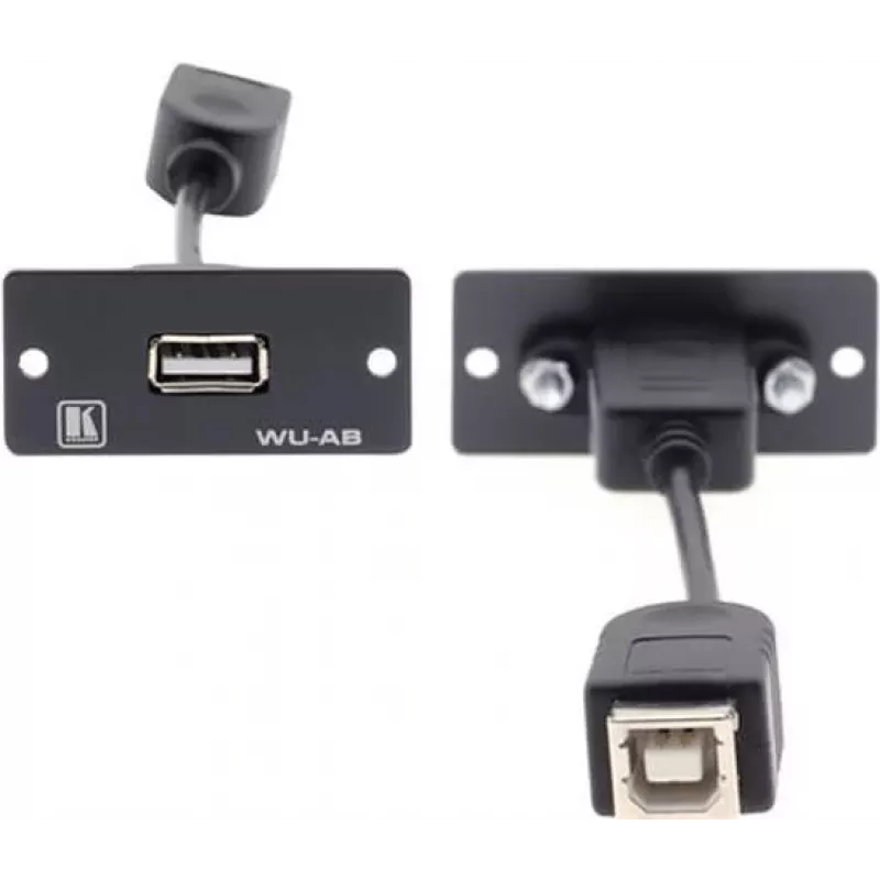 Kramer WU-AB módulo snap-in USB Type-A conector fêmea para conector fêmea preto 85-0118399