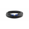 Kramer C-HM/HM/FLAT/ETH-3 cabo HDMI High-Speed com Ethernet, 0,91 m, plano, preto 97-01014003