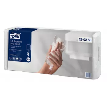 Tork Advanced H3 toalhetes de mãos em Z 2 folhas branco (290258) – 3750 toalhetes