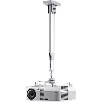 SMS Smart Media Solutions suporte de teto para projetor CL V, 12 kg, prateado, alumínio, inclinação +/-25°, rotação +/-360°, rotação +/-360° AE021022