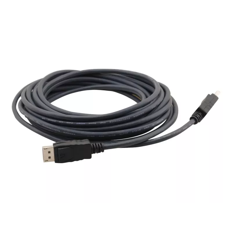 Cabo DisplayPort Kramer C-MDPM/MDPM ficha macho-ficha macho 4,6 m preto 97-1717015