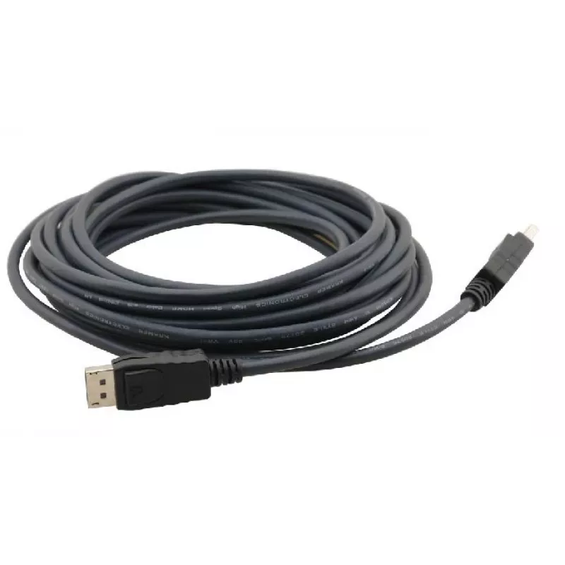 Cabo DisplayPort Kramer C-MDPM/MDPM ficha macho-ficha macho 4,6 m preto 97-1717015