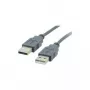 Cabo USB 2.0 Kramer C-USB/AA-6, ficha macho USB-A para ficha macho USB-A, 1,8 m, cinzento 96-0212006