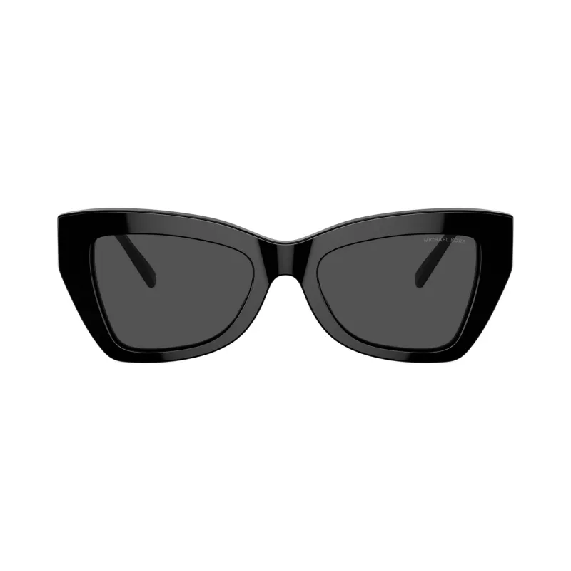 Óculos de sol de mulher Michael Kors MK2205-300587, armação tartaruga escura, lentes cinzento-escuro, 52/19/140 mm