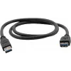 Cabo de extensão USB 3.0 Kramer Electronics ficha macho USB-A para conector fêmea USB-A 3 m preto (96-02310010)
