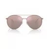 Óculos de sol de mulher Michael Kors MK1138-11084Z, armação dourado-claro, lentes castanhas degradê, 58 mm