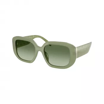 Óculos de sol de mulher Tory Burch TY7218U20228E, quadrados, armação Havana castanha, lentes castanhas degradê, 54 mm