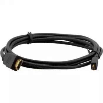 Cabo HDMI High-Speed com Ethernet Kramer C-HM/HM/A-D-10, Micro HDMI para HDMI, 3 m, 4K@60Hz, preto 97-01116010