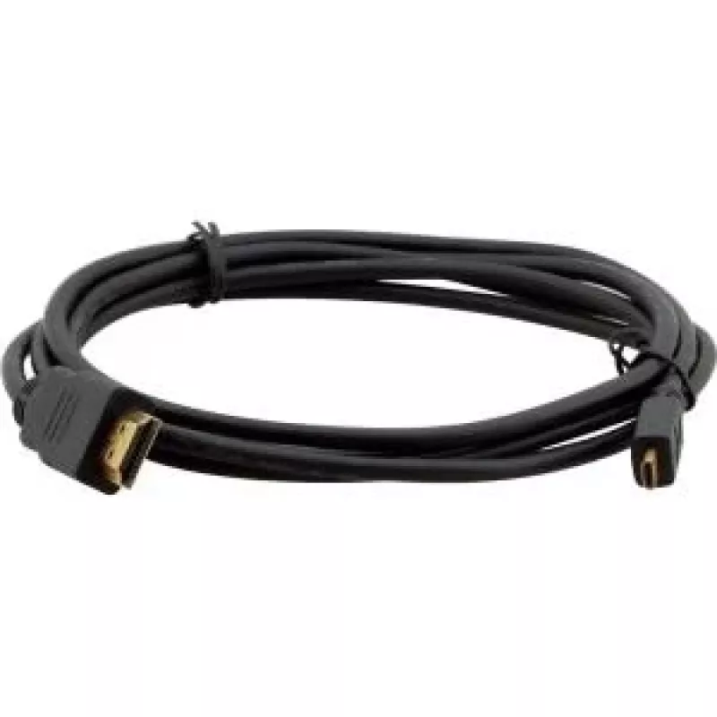 Cabo HDMI High-Speed com Ethernet Kramer C-HM/HM/A-D-10, Micro HDMI para HDMI, 3 m, 4K@60Hz, preto 97-01116010