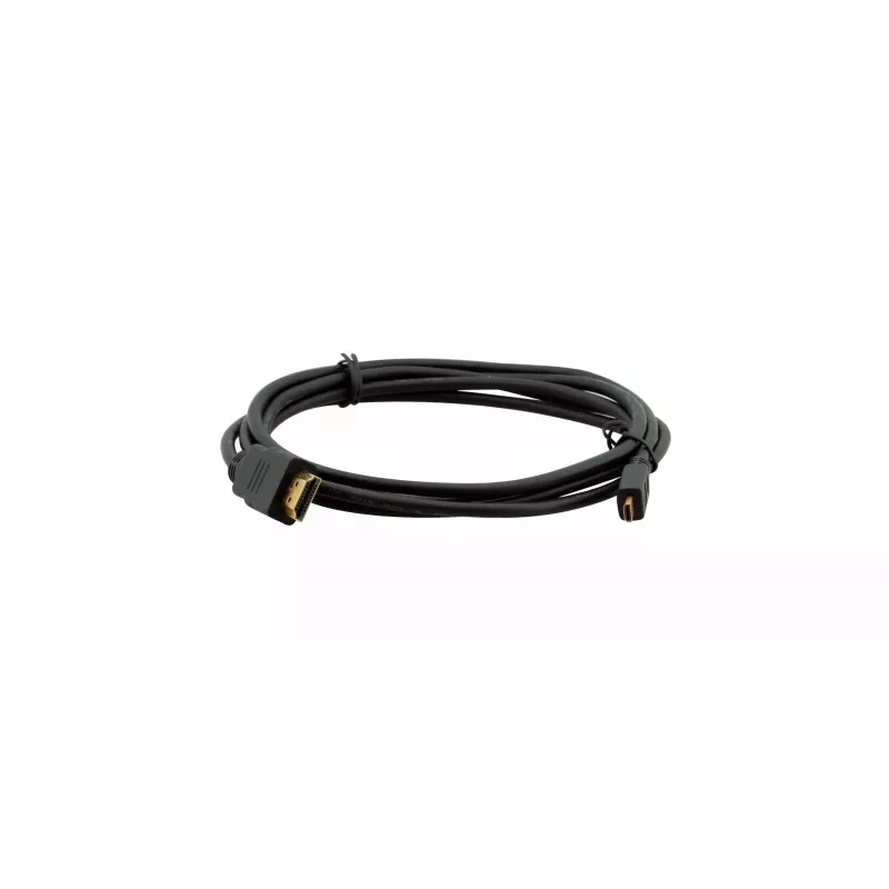 Cabo HDMI High-Speed com Ethernet Kramer C-HM/HM/A-D-10, Micro HDMI para HDMI, 3 m, 4K@60Hz, preto 97-01116010