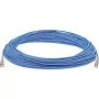 Cabo de patch de fibra ótica Kramer C-SC/SC/OM4-33 10 m OM4 duplex multimodo, SC para SC, aqua 94-0703033