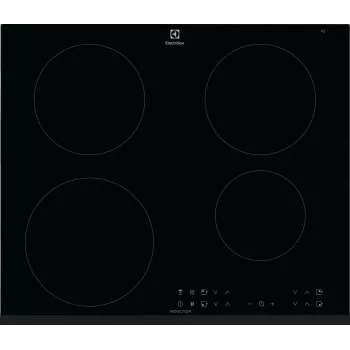 Placa de indução Electrolux LIR60433B 60 cm, 4 zonas, controlo tátil, preta