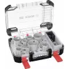 Conjunto de 11 serras copo Bosch 2608594426 Progressor para madeira e metal (20-76 mm) com adaptadores Power Change e brocas-piloto