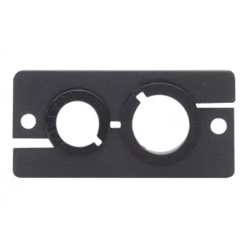 Módulo de parede Kramer WCP-21 - passagem de cabos - preto (85-0002199)