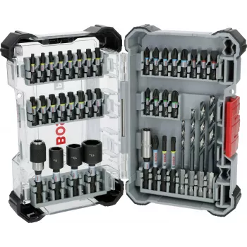 Conjunto de 40 pontas de aparafusar e brocas para metal Bosch PRO Impact (2608521U86)