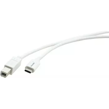 Cabo USB 2.0 Kramer Electronics C-USB/CB-6, ficha USB-C para ficha USB-B, 1,8 m, branco 96-02357106