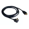 Cabo HDMI High-Speed com Ethernet Kramer C-HM/RA-3, angular para reto, 0,9 m, cinzento, 4K 97-0143003