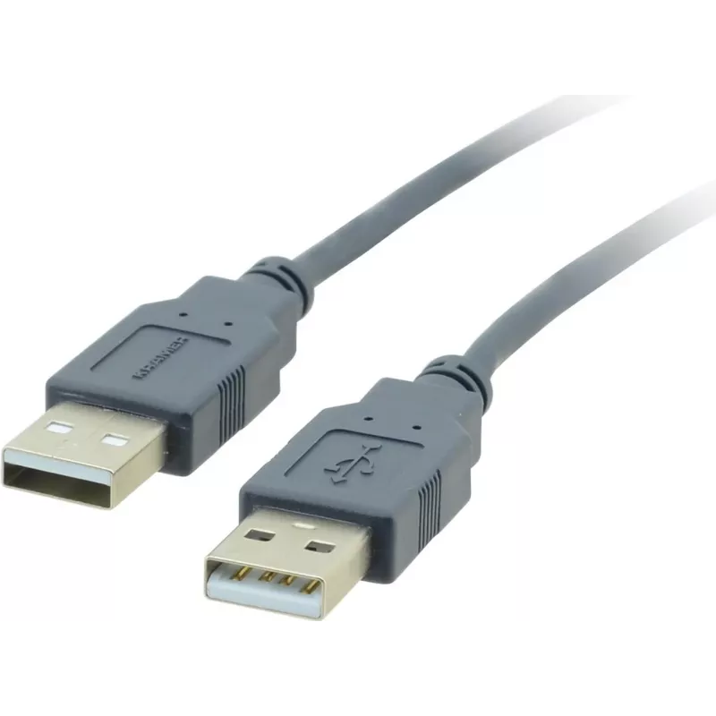 Cabo USB 2.0 Kramer Electronics 4,6 m conector macho A para conector macho A, preto (96-0212015)