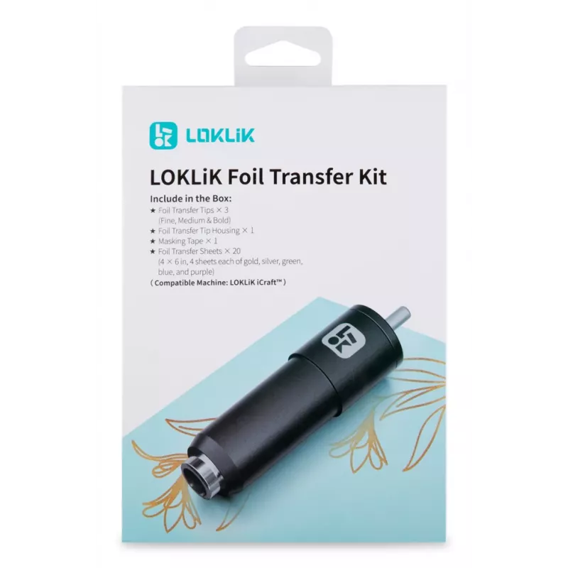 Conjunto inicial de transferência de película LOKLiK SG-KZJPJ-0021 20 folhas 100x150 mm para Crafter