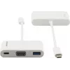 Adaptador USB-C para VGA Kramer ADC-U31C/M1 branco 99-97210003