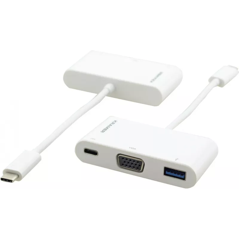 Adaptador USB-C para VGA Kramer ADC-U31C/M1 branco 99-97210003