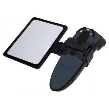 Leitor de códigos de barras potente Socket Mobile DuraScan D740 cinzento e suporte para telemóvel