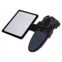 Leitor de códigos de barras potente Socket Mobile DuraScan D740 cinzento e suporte para telemóvel