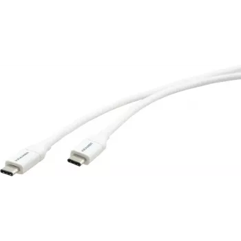 Cabo USB 2.0 Kramer C-USB/CB-10, ficha USB-C para ficha USB-B, 3 m, branco 96-02357110