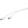 Cabo USB 2.0 Kramer C-USB/CB-10, ficha USB-C para ficha USB-B, 3 m, branco 96-02357110