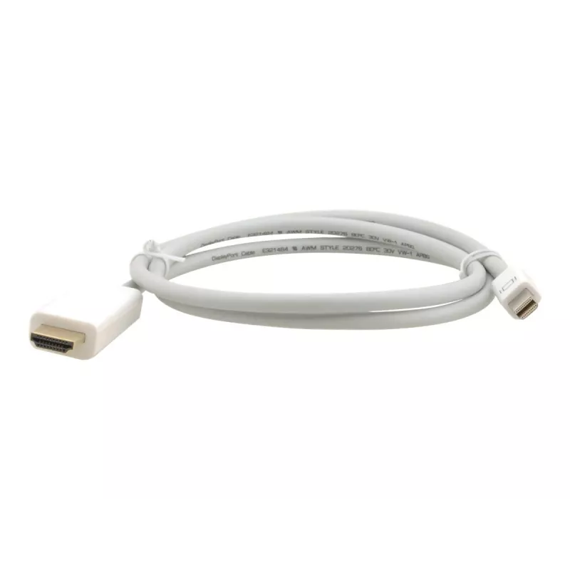 Cabo adaptador Mini DisplayPort para HDMI Kramer C-MDP/HM-15 4,6 m preto 4K 97-16010015