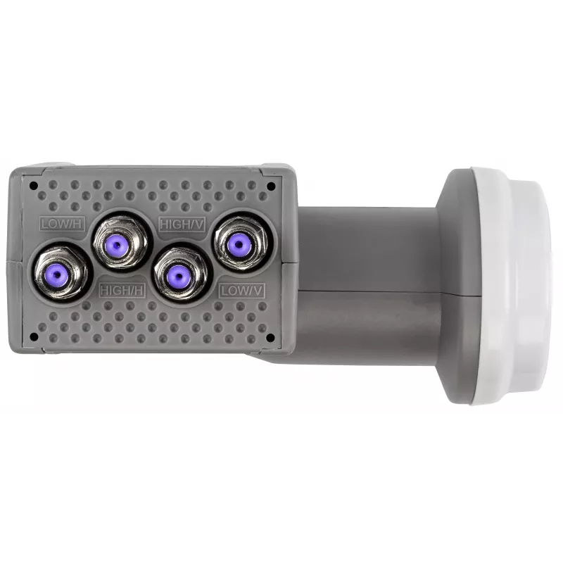 LNB Quattro AXING SCO 4-10, alimentador de 40 mm, 4 saídas, UHD/3D Ready SCO00410