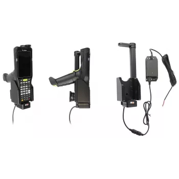 Brodit Suporte ativo com Top-Hold para Motorola MC3400/MC3450, instalação fixa, preto 713425
