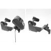Brodit Suporte de impressora com função de rolo de etiquetas para Zebra Alpha 30L/40L, VESA75, AMPS, MultiMoveClip, Power Block 217034