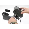 Brodit Suporte de impressora com função de rolo de etiquetas para Zebra Alpha 30L/40L, VESA75, AMPS, MultiMoveClip, Power Block 217034