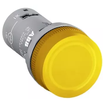 ABB CL2-502Y Luz indicadora LED amarela 24V AC/DC, 22mm 1SFA619403R5023