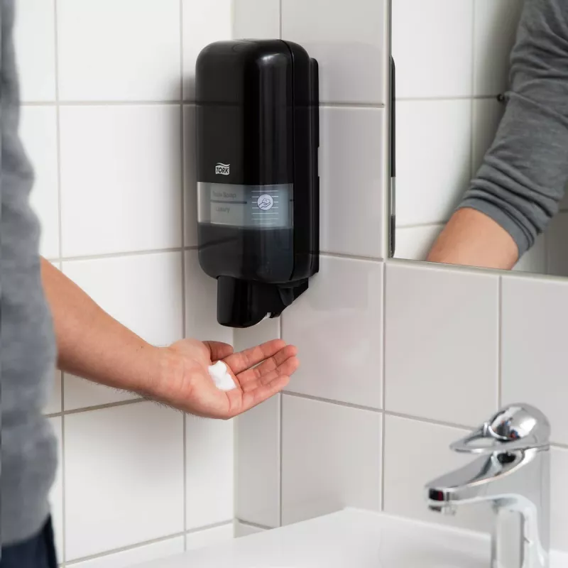TORK Elevation S4 Dispensador de sabão líquido 564508 preto plástico 1,0L