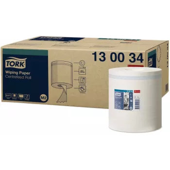 Tork Premium M2 Rolos de papel de limpeza centrefeed branco, 1 folha, 471 folhas, 6 rolos (130034)
