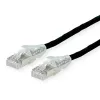 DÄTWYLER Cabo patch de cobre Cat.5e S/UTP, bainha PVC, fichas AMP v2, preto, 1,0 m 21.15.7031
