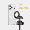 Pau de selfie com tripé ULANZI MT-44 M MagSafe com disparador Bluetooth, 149 cm, branco
