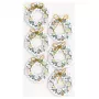 Autocolantes de papel coroa de porta 3D Artoz, pack de 6 185600-221