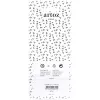 Autocolantes de papel coroa de porta 3D Artoz, pack de 6 185600-221