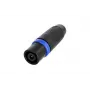 Conector macho de cabo de altifalante speakON Neutrik NLT4MXX-BAG de 4 polos, preto
