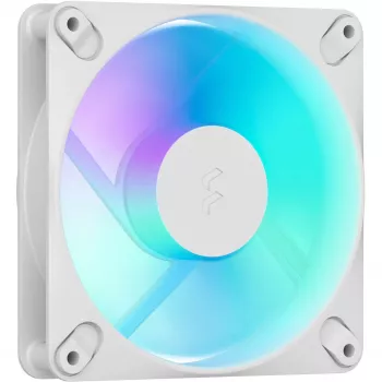 Fractal Design Dynamic 3-12 Reverse RGB White Ventoinha de caixa, 120mm, PWM, ARGB, Reverse Blade FD-F-DR3-1205