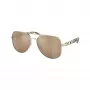 Michael Kors óculos de sol de mulher MK11210147P58 (58/15/140 mm) lentes cinzentas polarizadas, armação de acetato preta