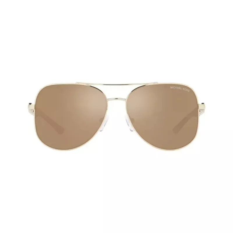 Michael Kors óculos de sol de mulher MK11210147P58 (58/15/140 mm) lentes cinzentas polarizadas, armação de acetato preta