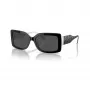 Michael Kors Hvar MK21653920875 óculos de sol de mulher, armação tartaruga escura, lentes castanhas degradê, 56-17-140 mm