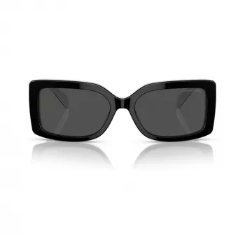 Michael Kors Hvar MK21653920875 óculos de sol de mulher, armação tartaruga escura, lentes castanhas degradê, 56-17-140 mm