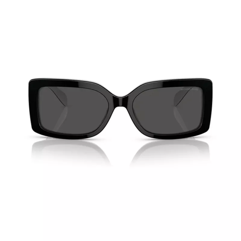 Michael Kors Hvar MK21653920875 óculos de sol de mulher, armação tartaruga escura, lentes castanhas degradê, 56-17-140 mm