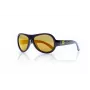 SHADEZ Designer Polka Sunflower óculos de sol júnior preto para 3-7 anos