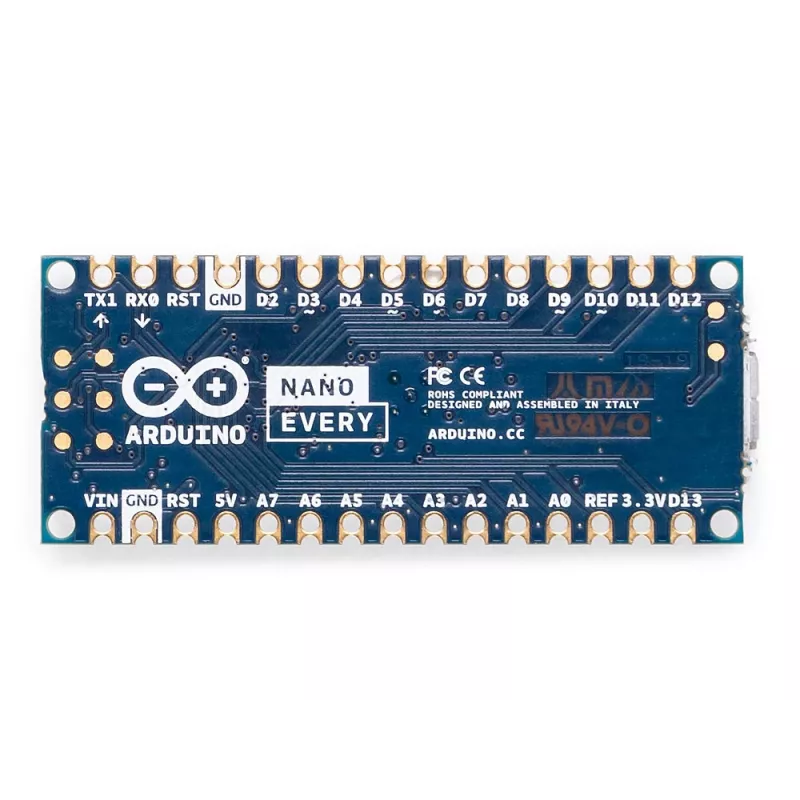 Arduino Nano Every placa pack de 3 - placa de desenvolvimento com microcontrolador ATmega4809 ABX00028-3P